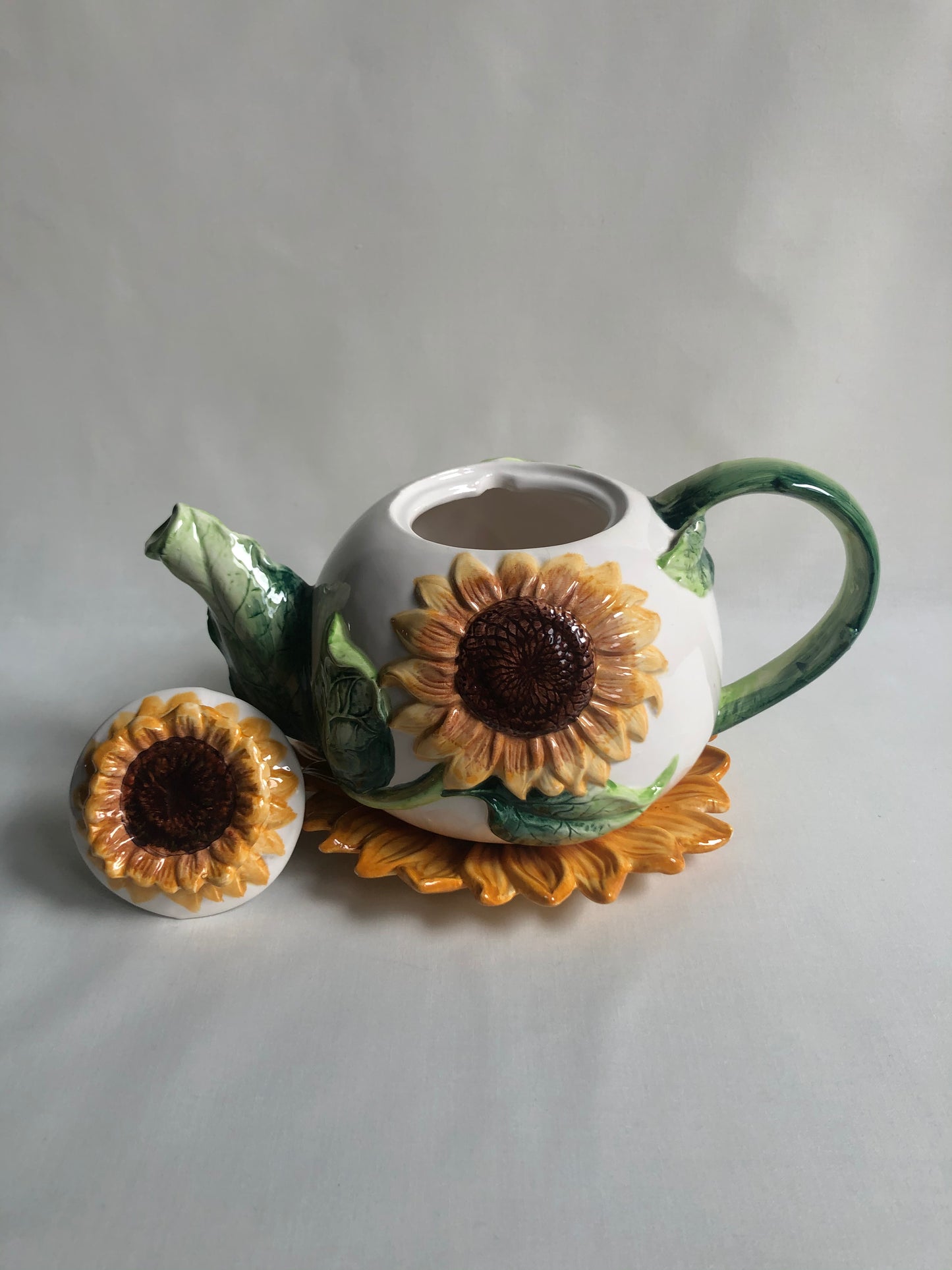 Ceramic Sunflower Teapot