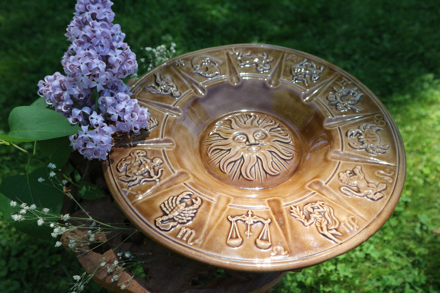 Zodiac Ceramic Ashtray
